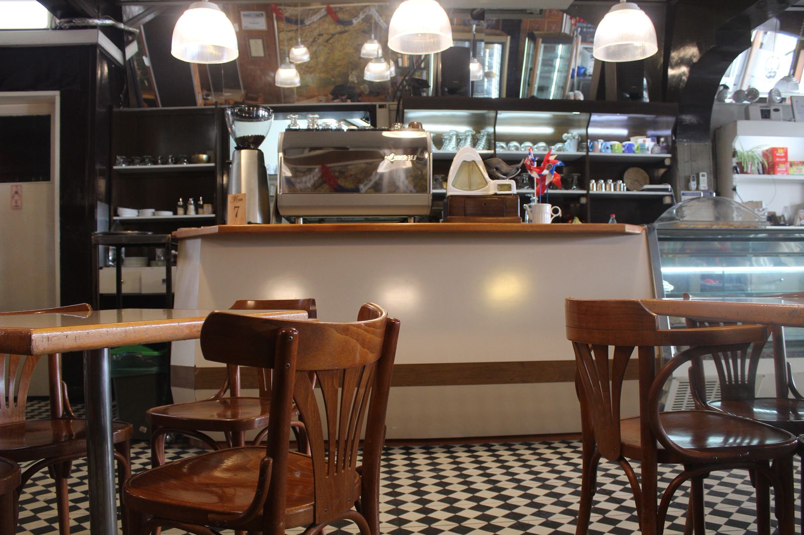 Interior acogedor de La Golosita